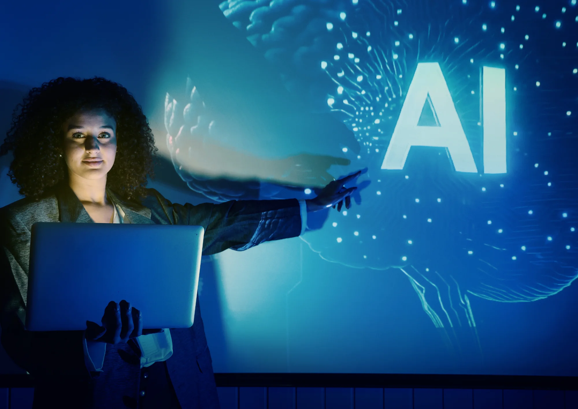 AI team training illustration