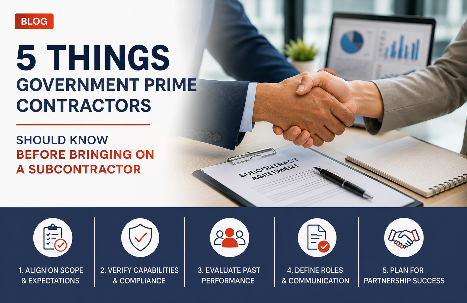 Government subcontracting partnership strategy